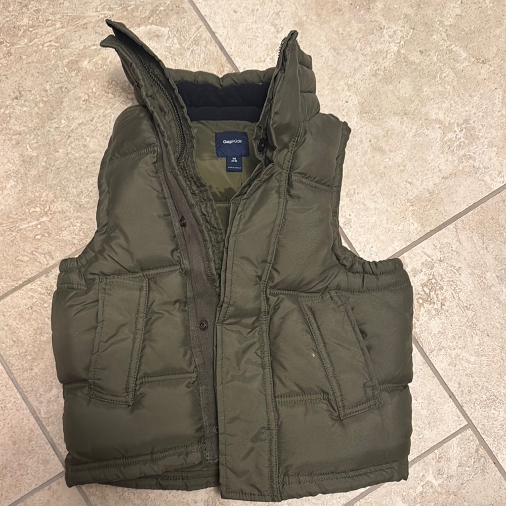 GAP Forest Green Quilted Vest